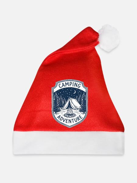 Camping Adventure - Weihnachtsmütze - Rot