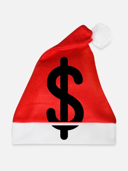 dollar - Weihnachtsmütze - Rot