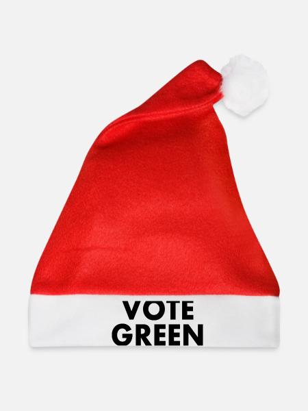 Vote green - Weihnachtsmütze - Rot