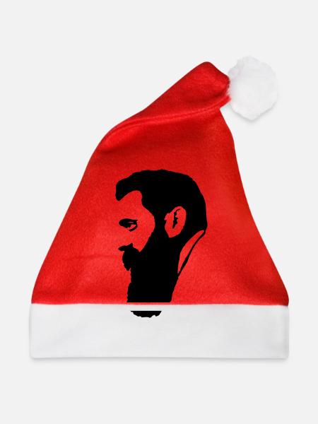 Theodor Herzl / Israel - Weihnachtsmütze - Rot