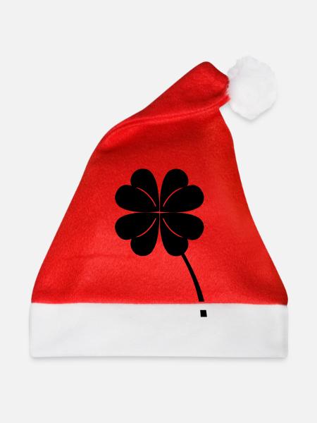 fourleaf_clover - Weihnachtsmütze - Rot