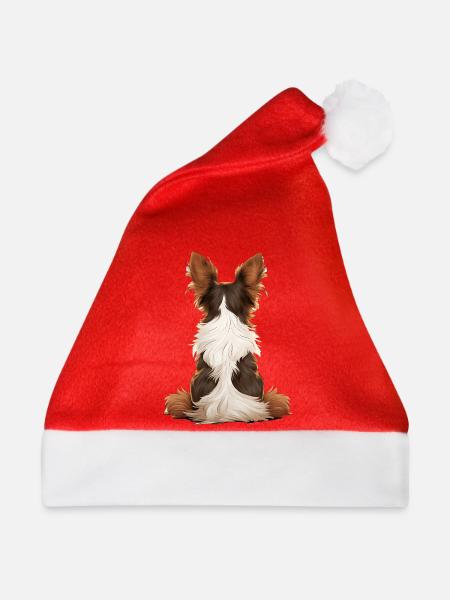 Papillon - Weihnachtsmütze - Rot - Vorne