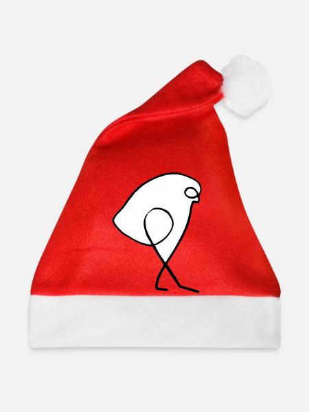 Spatz - Weihnachtsmütze - Rot