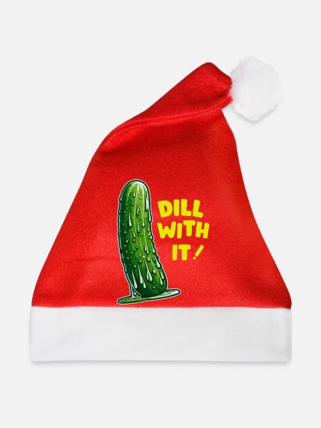 Dill Rebel Pickle DAZU - Weihnachtsmütze - Rot