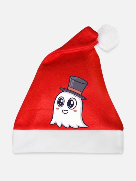 Schicker Ghost Zylinder - Weihnachtsmütze - Rot