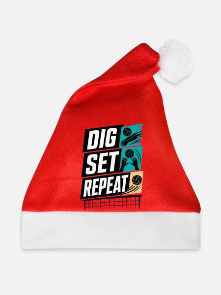 DIG SET REPEAT - Weihnachtsmütze - Rot