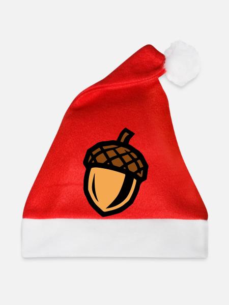 Eichel Symbol - Weihnachtsmütze - Rot