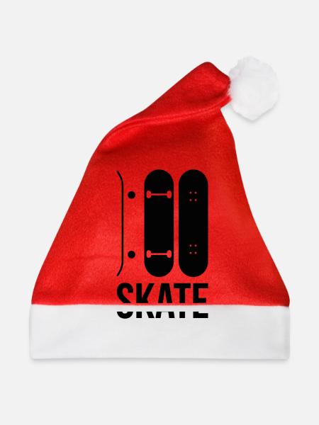 Skateboard SKATE - Weihnachtsmütze - Rot