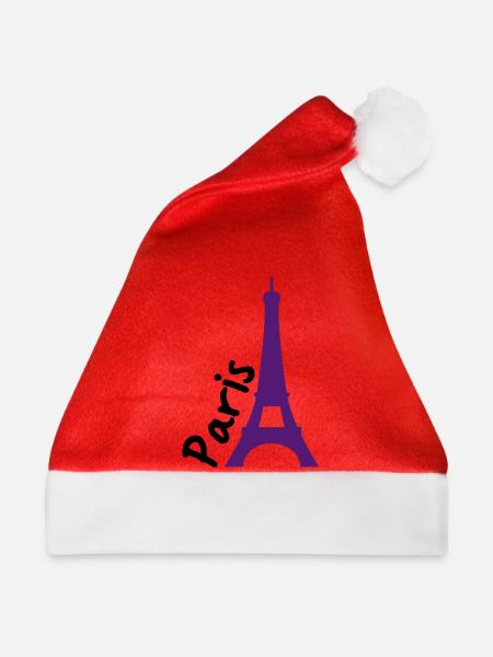 Paris - Weihnachtsmütze - Rot