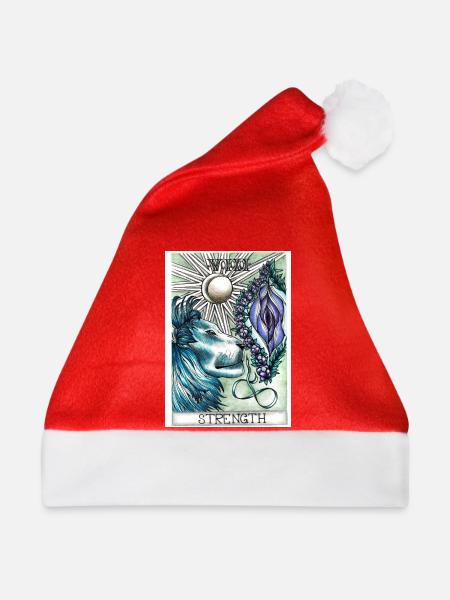 Strength - Weihnachtsmütze - Rot - Vorne