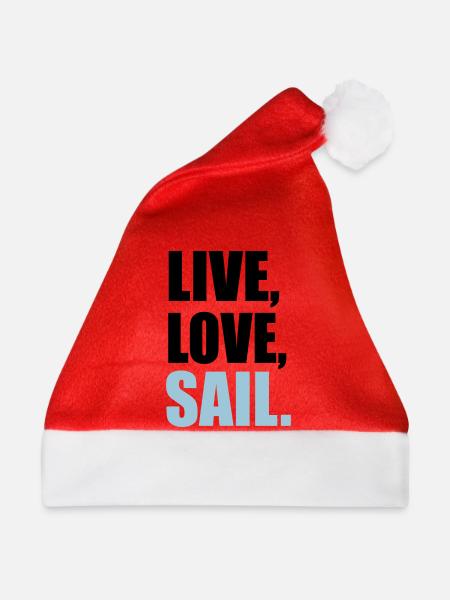 segeln - Weihnachtsmütze - Rot