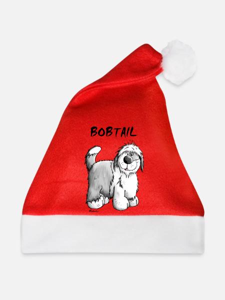 Bob der Bobtail - Weihnachtsmütze - Rot