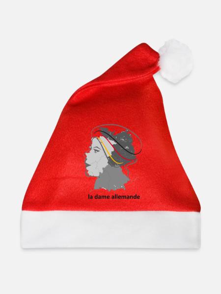 La Dame Allemande Design - Weihnachtsmütze - Rot