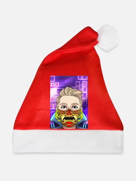 King29FR-Maske - Weihnachtsmütze - Rot
