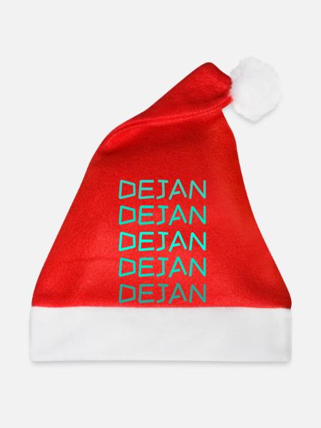 Junge Dejan - Weihnachtsmütze - Rot