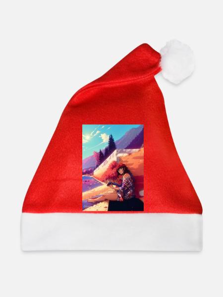 Am See - Weihnachtsmütze - Rot