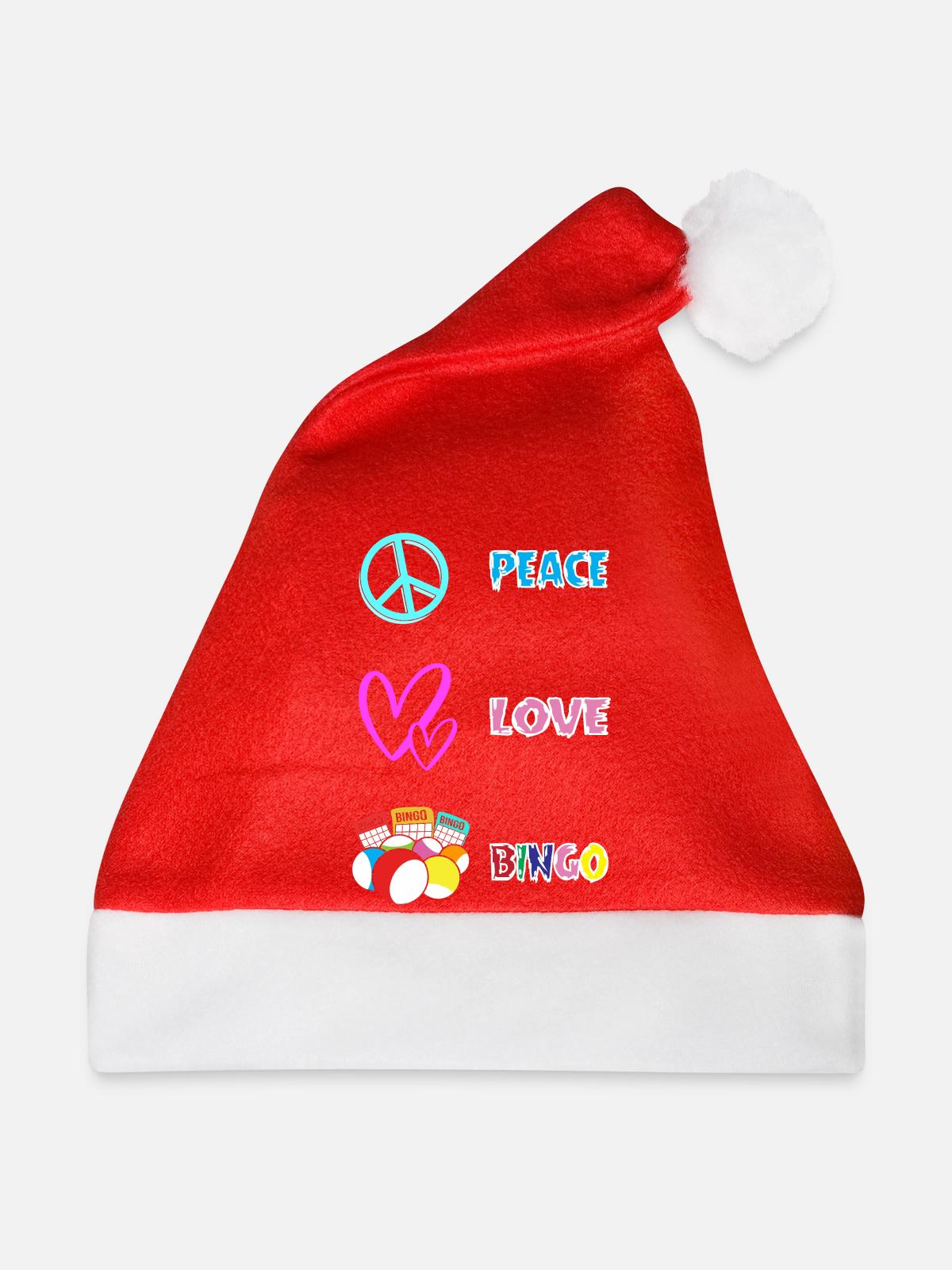 Bingo - Weihnachtsmütze - Rot - Vorne