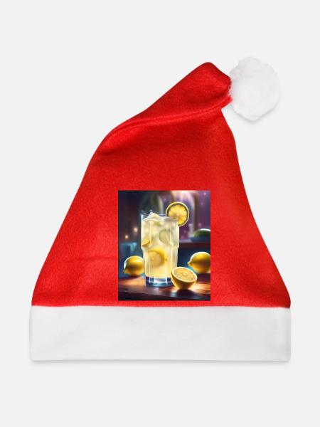 Saurer Zitronensaft - Weihnachtsmütze - Rot