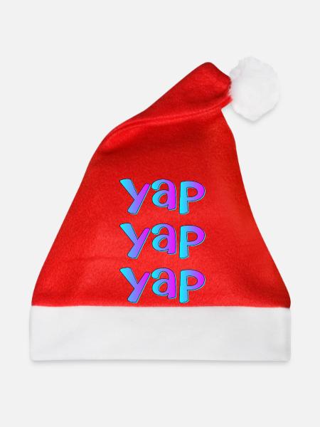 Reden Sprüche - Weihnachtsmütze - Rot