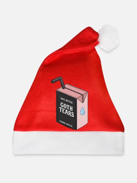 100% Bitter Goth Tears Box - Weihnachtsmütze - Rot