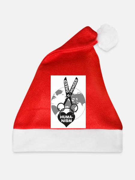 HUMANISM - Weihnachtsmütze - Rot - Vorne