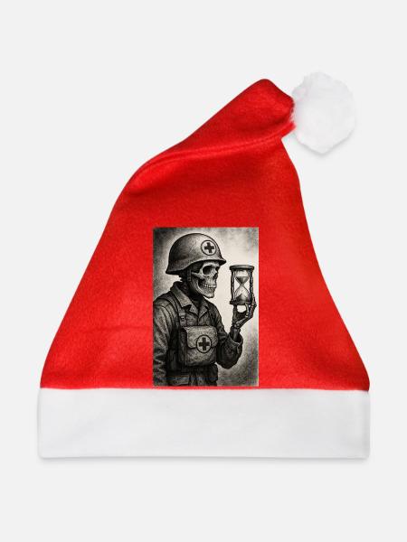 Mähdrescher der Zeit - Weihnachtsmütze - Rot