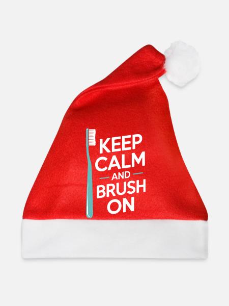 Präzisions-Zahntechnik-Kunstwerke - Weihnachtsmütze - Rot - Vorne