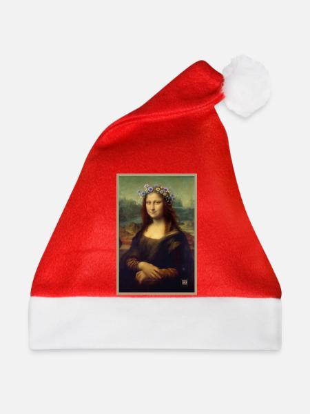 Mona Lisa Blumenkrone - Weihnachtsmütze - Rot