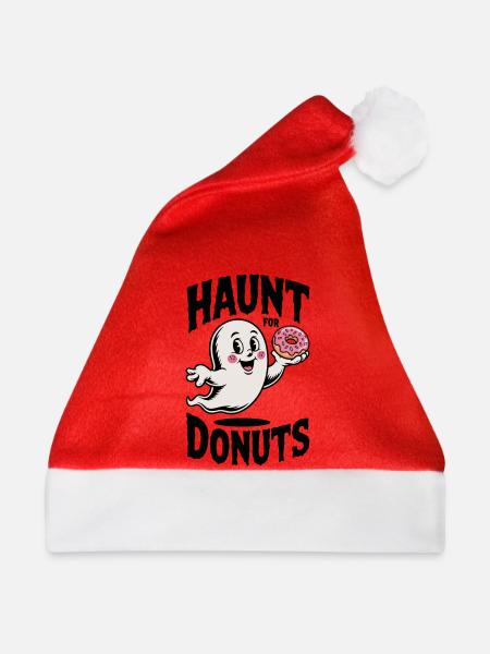 Treffpunkt für Donuts - Weihnachtsmütze - Rot