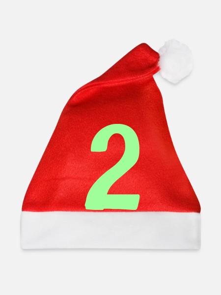 2 - Weihnachtsmütze - Rot