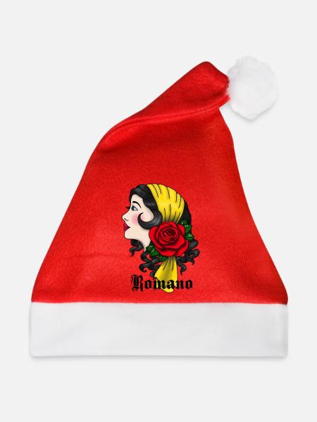 LennyLindellGipsyRomano copyrightRomanoblack - Weihnachtsmütze - Rot