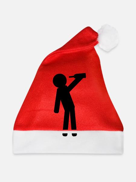 Saufen stehen - Weihnachtsmütze - Rot
