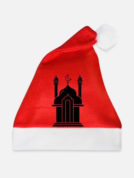 Moschee religiöses Bethaus 000 - Weihnachtsmütze - Rot - Vorne