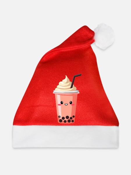 Bubble Tea - Weihnachtsmütze - Rot