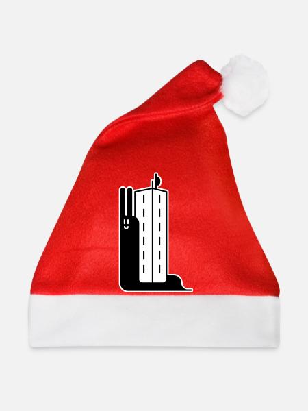 Block Snail - Weihnachtsmütze - Rot - Vorne