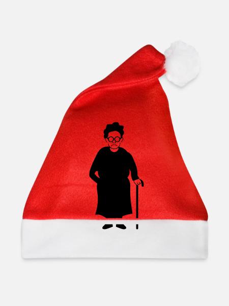 Oma - Weihnachtsmütze - Rot
