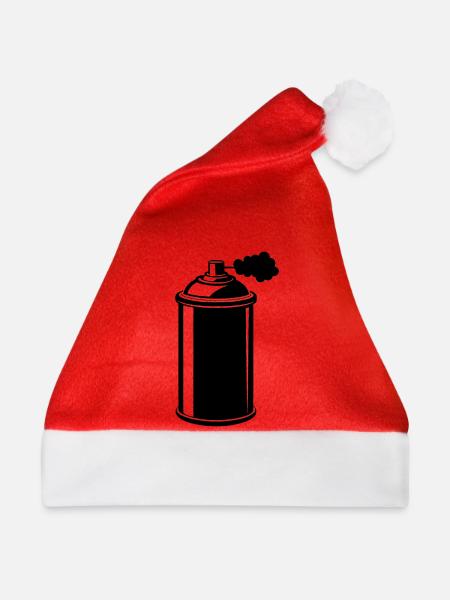 Sprühdose - Weihnachtsmütze - Rot