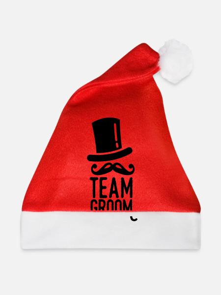 Bräutigam - Weihnachtsmütze - Rot