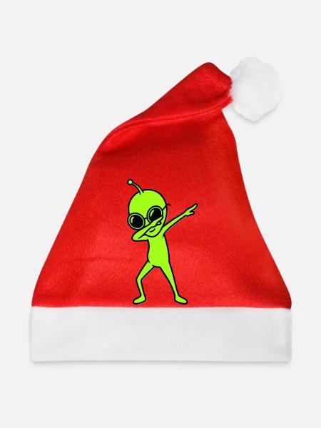 Alien Dab - Weihnachtsmütze - Rot