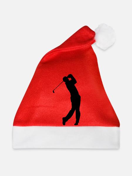 Golfer Schatten - Weihnachtsmütze - Rot - Vorne