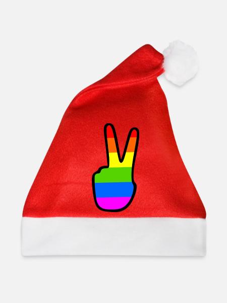 Lgbtq - Weihnachtsmütze - Rot