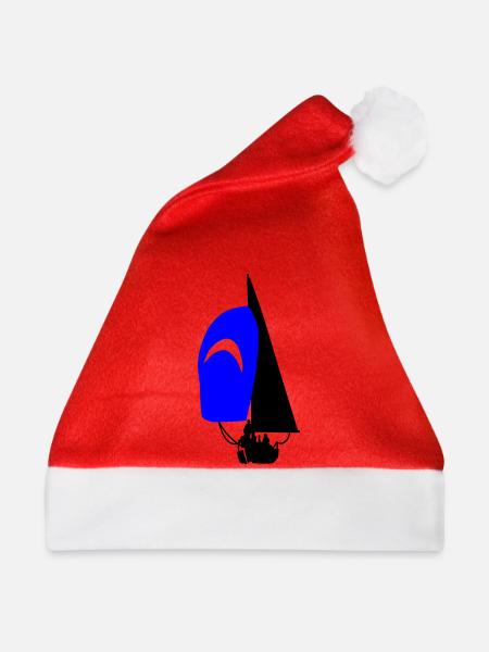 Segelboot - Weihnachtsmütze - Rot