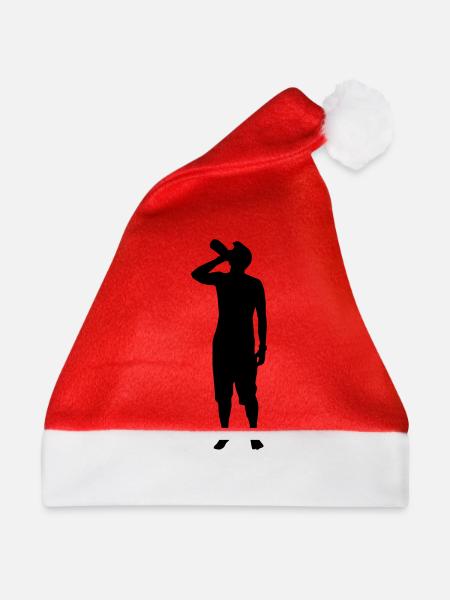 drinking man - Weihnachtsmütze - Rot