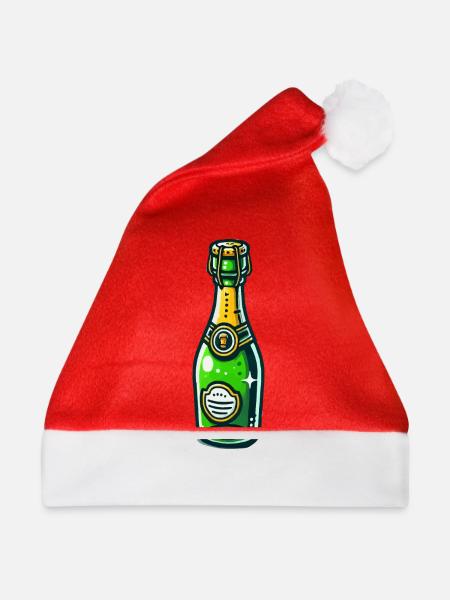 sekt - Weihnachtsmütze - Rot - Vorne