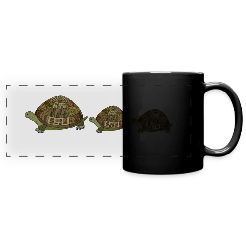 Design Tortue Aquatique - Mug panoramique uni