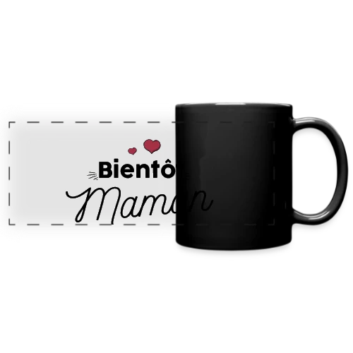 T-shirt Bientôt Maman : Annonce Grossesse Originale - Mug panoramique uni