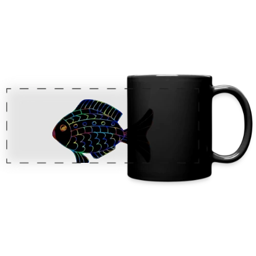 Passion Pêcheur - Motif Poisson - Mug panoramique uni