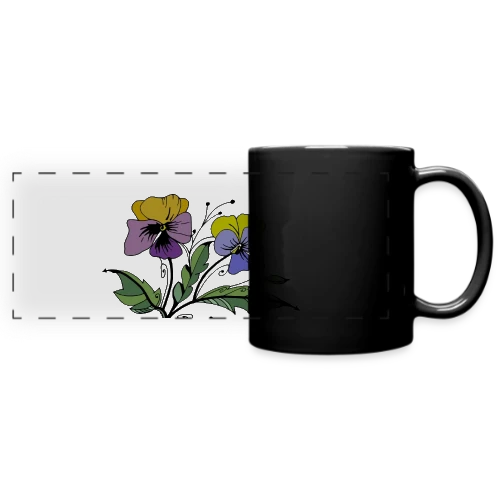 Éclat Floral - Mug panoramique uni