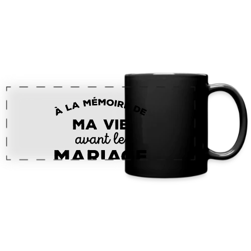 Adieu Vie de Célibataire - Mug panoramique uni
