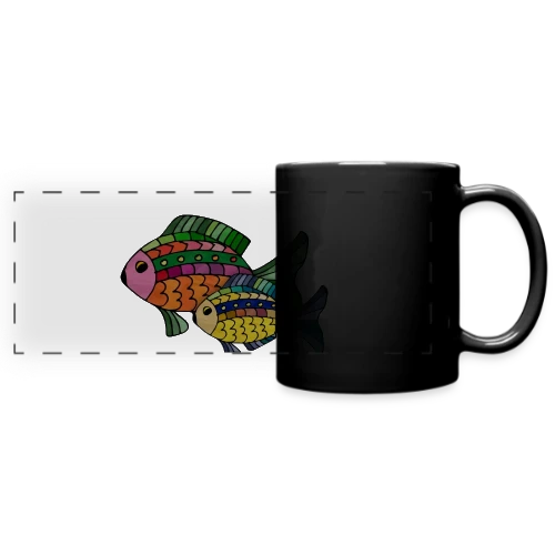 Passion Pêcheur - Mug panoramique uni